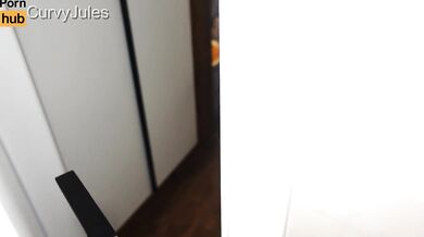 My stepson catches me masturbating