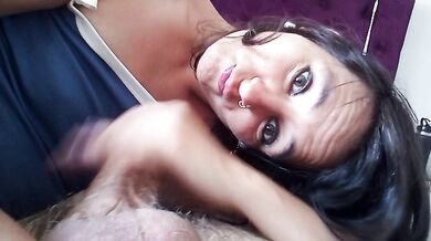 Ma bouche sur une queue en mode selfie