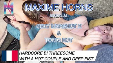 TRIO BI HARDCORE AVEC UN COUPLE ET POING PROFOND TROU OUVERT ANAL GAPING
