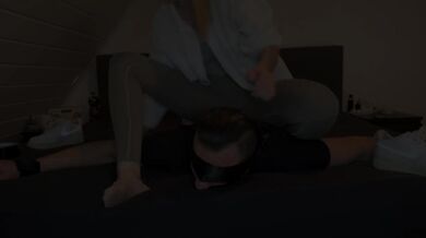 I know you love it when you have to smell my feet tied up!