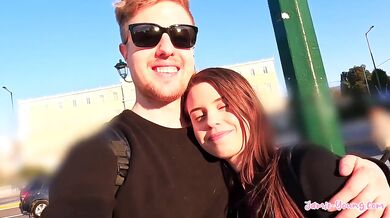 Teenie Gets Juicy Cum In Mouth!! | Sex Vlog Jamie Young in Athens