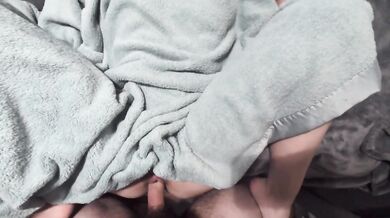 fucking under fleece blanket missionary pov