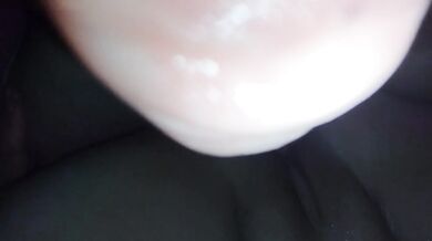 My stepsister pisses on my cock and I spread her pussy for piss