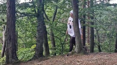 Forest ghost caught playing by ghoustbusters