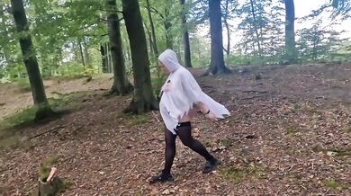 Forest ghost caught playing by ghoustbusters