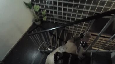 Fucked and used in her parents' house and quickly caught in the first person view
