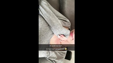 My boyfriend was gaming while his buddy sent him snaps of him fucking me