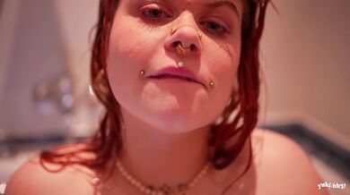 Pas de baise ! du sperme plein le visage - POV amateur francaise alt rousse poilue facial