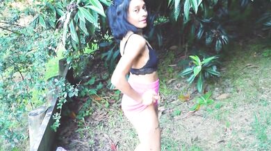 Backyard Strip and Public Exhibitionism
