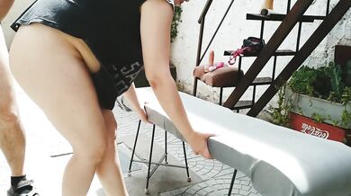 deep throat couple fucking outdoors