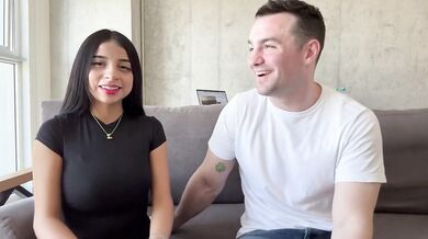 19 Year Old Latina Teen with Big Natural Boobs Fucked Bareback in Her Sexy New Lingerie from The Sex Shop