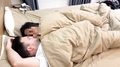 Sharing the bed with asian step sister