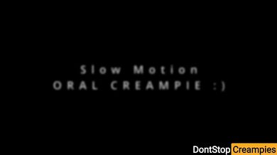 Close Up CONVULSING Cum In Mouth - Messy POST ORGASM Blowjob!