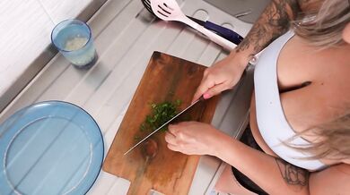 SFW - First time cooking for you