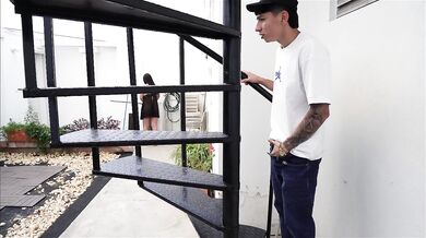 HORNY SLUT GETS FUCKED BY HER BROTHER-IN-LAW WHEN THEY'RE ALONE AT HOME - KARINA MILLER