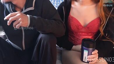 At first the fan penetrated me gently, but then he fucked me hard and passionately, like a little whore.