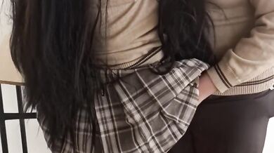Finally!!! My fantasy of having sex with a classmate in the classroom!!