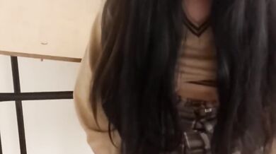 Finally!!! My fantasy of having sex with a classmate in the classroom!!