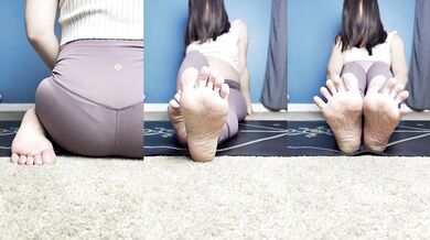 Pregnant Yoga Instructor JOI