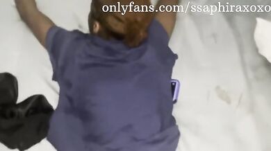 TINY EBONY TEEN GETS CREAMPIED