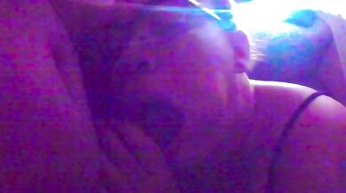 Step sister MILF throat fuck and cumshot
