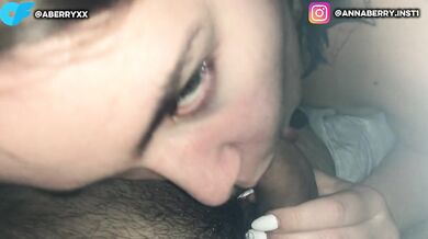 The girl gave me a blowjob in the fitting room, and I fed her my cum.