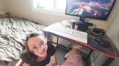 "You are not Him lol" Step Sis tries to distract my fortnite game