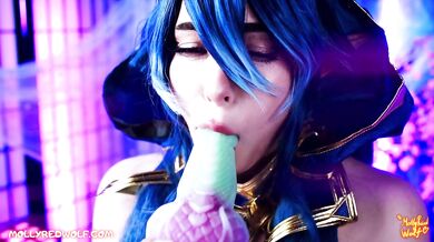 Layla’s wet dream about a Big Dick. Genshin Impact - MollyRedWolf
