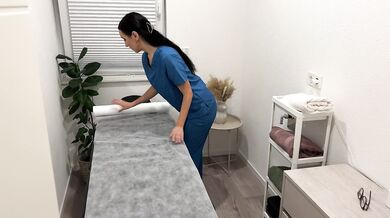 massage with a happy ending. sexual masseuse is having sex with a stranger