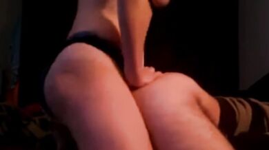 WIFE CUMMING - STRAPON HUSBAND