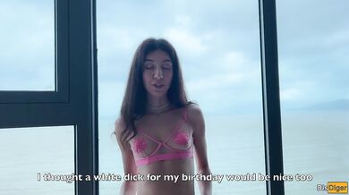 Congratulated Katty West on her Birthday and Fucked her Cumming in her Mouth