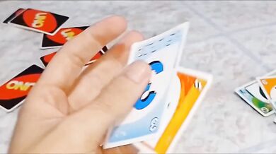 My neighbor invited me to play cards, and she wasn't wearing underwear!