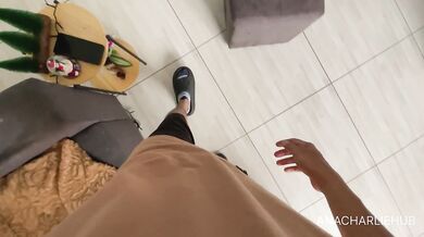 POV: Perfect-bodied schoolgirl uses her ass to seduce the teacher and pass the year