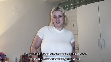 Stepsis took off codnom - Squirt after training and huge Creampie