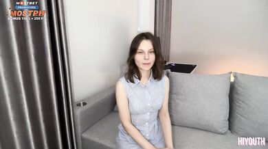 She Decided to Make Porn. First Casting for a Cute 19 year old Amateur