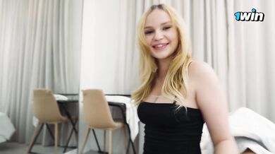 The dress is too short for a party, but it's perfect for sex with a stepsister
