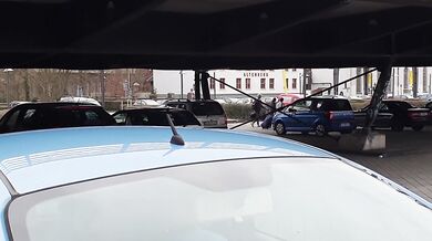 After school, she becomes a whore and fucks at the rest area