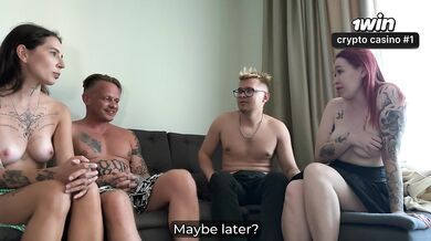 I Swapped My Hot GF with Another Couple & Fucked His Busty Wife Till I Exploded on Her Pussy