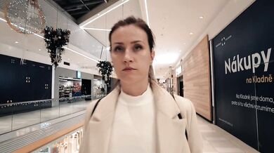 in a department store
