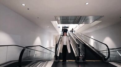 in a department store
