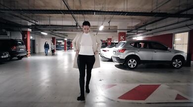 in a department store