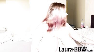 FAT TEEN Fucks Banana and Cucumber for the FIRST TIME and Squirts!