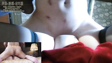 Creampie stocking shaved girl