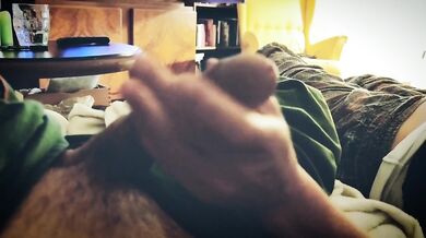 Slave pegging for loud orgasm with slow and perfect tease and denial handjob