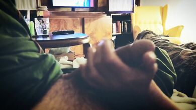 Slave pegging for loud orgasm with slow and perfect tease and denial handjob