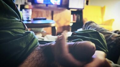 Slave pegging for loud orgasm with slow and perfect tease and denial handjob