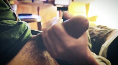 Slave pegging for loud orgasm with slow and perfect tease and denial handjob
