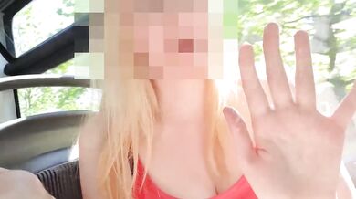 KRANKE BUSFAHRT; Ich melke ihn ab während wir durch die City brettern