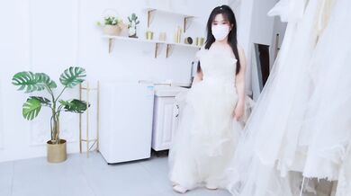 婚纱店里的秘密～大鸡巴操巨乳嫂子无毛嫩穴！完整版关注fansly，互动关注推特哦！