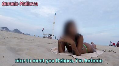 Brazilian Favela Girl Gets Fucked After A Massage In Copacabana Beach